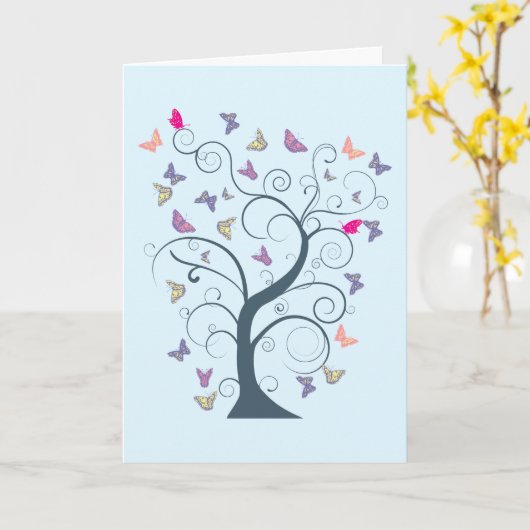 Schmetterlingsbaum 1 ~ Schmetterlinge Vorlage anpa (Gelbe Blume)