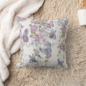 Schmetterlingsbaum mit Pastel-Schmetterlingskissen Kissen (Decke)
