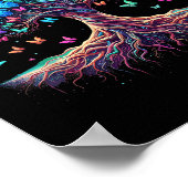 Schmetterlingsbaum Poster (Ecke)