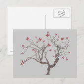 Schmetterlingsbaum-Postkarte Postkarte (Vorne/Hinten)