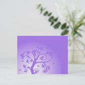 Schmetterlingsbaumpostkarte Postkarte (Stehend Vorderseite)