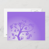 Schmetterlingsbaumpostkarte Postkarte (Vorne/Hinten)