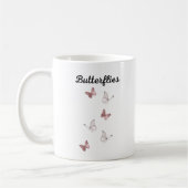 Schmetterlingsbecher Kaffeetasse (Links)