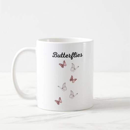 Schmetterlingsbecher Kaffeetasse (Links)