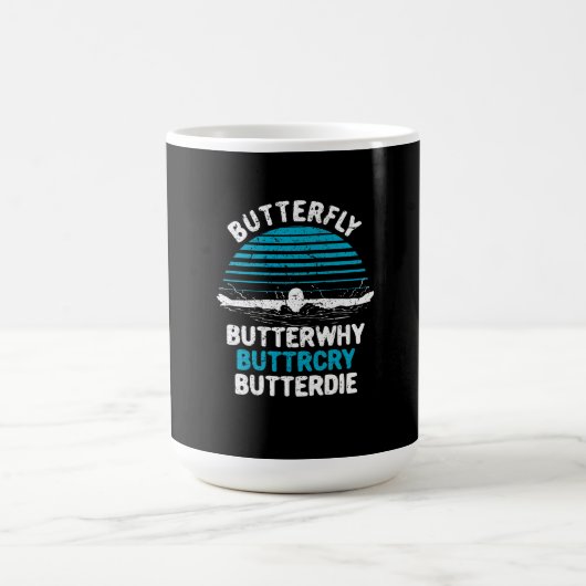 Schmetterlingsbecken - Grund Kaffeetasse (Mittel)