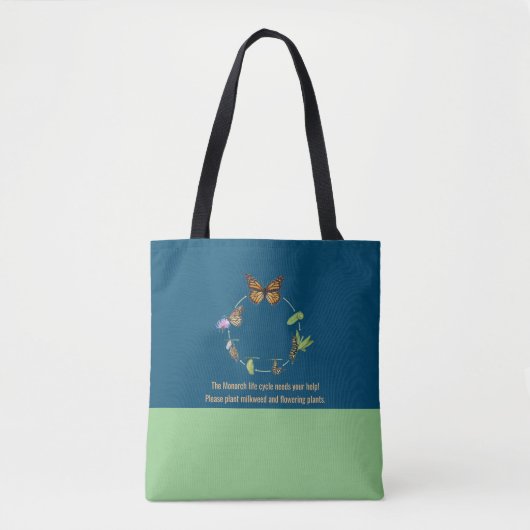 Schmetterlingsbeutel Tasche (Vorderseite)