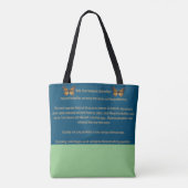 Schmetterlingsbeutel Tasche (Rückseite)