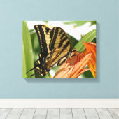 Schmetterlingsbeutelwolke Leinwanddruck (Insitu (Holzboden))