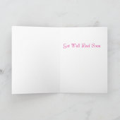 Schmetterlingsbild für eine gute Karte (Innenseite)