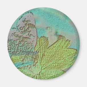 Schmetterlingsbild Magnet