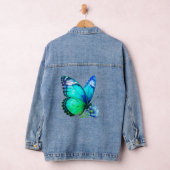 Schmetterlingsblumen-Denimjacke Jeansjacke (Hangar)