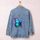 Schmetterlingsblumen-Denimjacke Jeansjacke (Hangar)