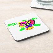 Schmetterlingsblumen Getränkeuntersetzer (Linke Seite)