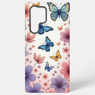 Schmetterlingsblumen Samsung Galaxy Hülle