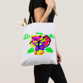 Schmetterlingsblumen tasche (Von Nahem)