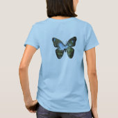 Schmetterlingsbluse T-Shirt (Rückseite)