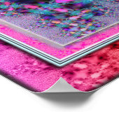 Schmetterlingsblüte Variation 2 Poster (Ecke)