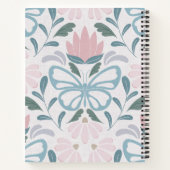 Schmetterlingsblüten (große Größe) Notizblock (Rückseite)