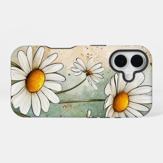 Schmetterlingsblüten - Kerngehäuse iPhone 16 Hülle (Rückseite (Horizontal))