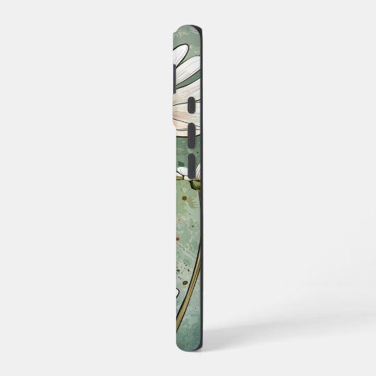 Schmetterlingsblüten - Kerngehäuse iPhone 16 Hülle (Linke Seite)