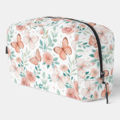 Schmetterlingsblüten-Kosmetik Waschbeutel (Rechte Ecke)
