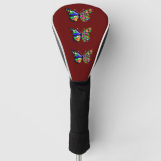 Schmetterlingsblüten zu einem Blumenhybrid Golf Headcover