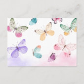 Schmetterlingsbücher für Kinderkarte Begleitkarte (Rückseite)