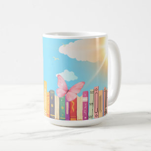 Schmetterlingsbücher Kaffeetasse