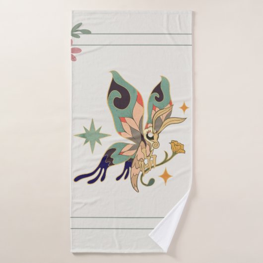 Schmetterlingsdarstellung, Inspirierte Kunst der M Badhandtuch Set (Badehandtuch)