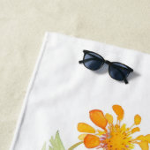 Schmetterlingsdarstellung Strandtuch (Beispiel)