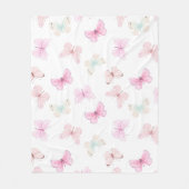 Schmetterlingsdecke Fleecedecke (Vorderseite)