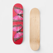 Schmetterlingsdekoration Skateboard (Vorderseite)