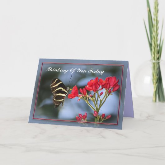 Schmetterlingsdenken Karte (Vorderseite)