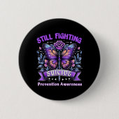 Schmetterlingsdesign Button (Vorderseite)