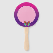 Schmetterlingsdesign Fächer (Rückseite)