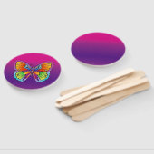 Schmetterlingsdesign Fächer (Non-assembled)