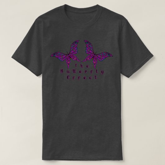 Schmetterlingsdesign für Frauen Schmetterlingseffe T-Shirt (Design vorne)