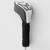 Schmetterlingsdesign Golf Headcover (angewinkelt)