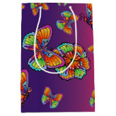 Schmetterlingsdesign Mittlere Geschenktüte (Vorderseite)