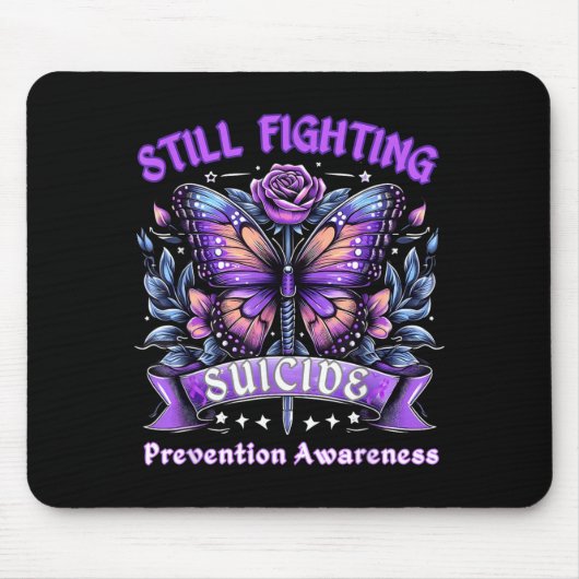 Schmetterlingsdesign Mousepad (Vorne)