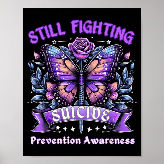 Schmetterlingsdesign Poster (Vorne)