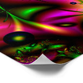 Schmetterlingsdesign Poster (Ecke)