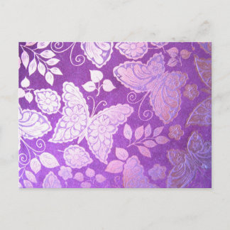 Schmetterlingsdesign Postkarte