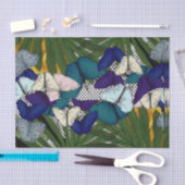 Schmetterlingsdosen-Decoupage/Gewebepapier Seidenpapier (Handwerk)