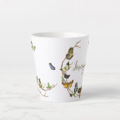 Schmetterlingsdraht personalisiert Tasse (Vorderseite)