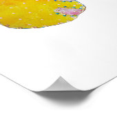 Schmetterlingsdruck Butterblume Poster (Ecke)