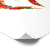Schmetterlingsdruck Groth Poster (Ecke)