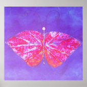 Schmetterlingsdruck Poster (Vorne)