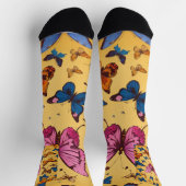 Schmetterlingsdruck Socken (Oben)