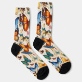 Schmetterlingsdruckauflagen Socken (Rechts)